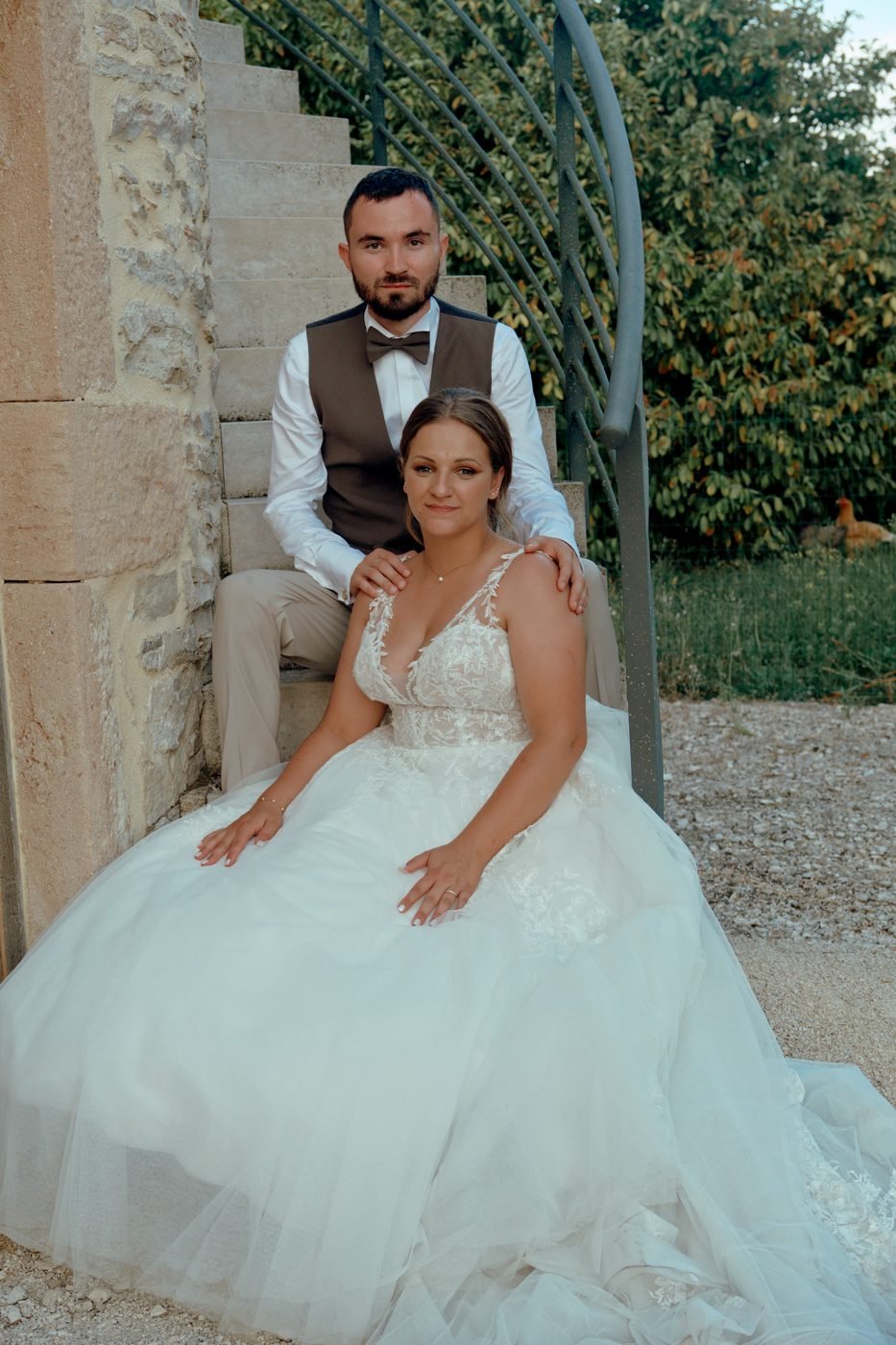 Portrait naturel de mariée